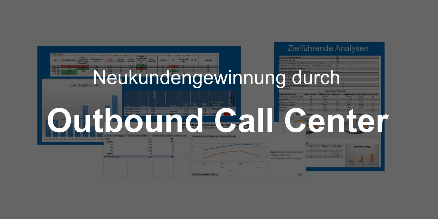 Neukundengewinnung durch Outbound Call Center